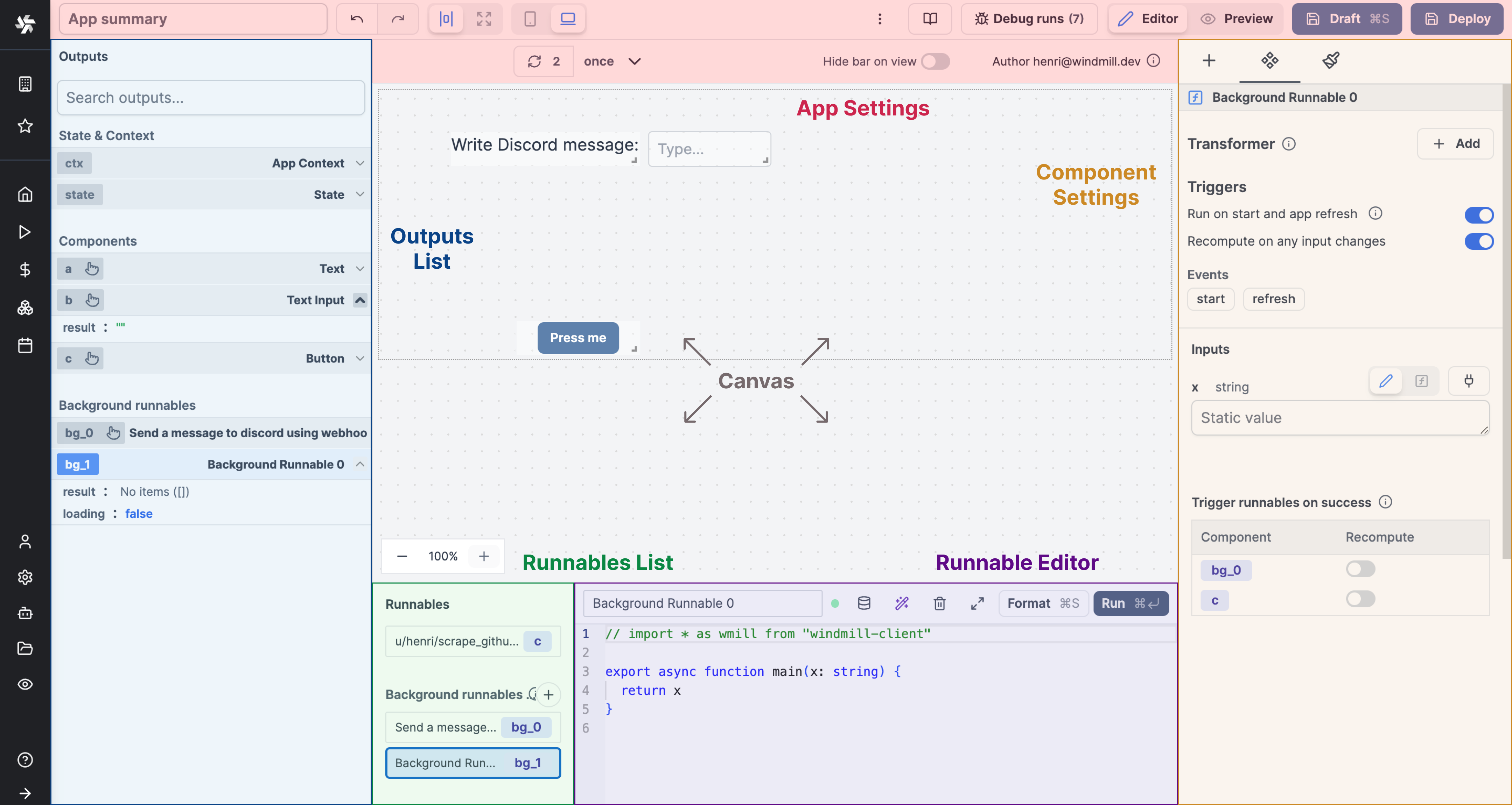 App editor App editor
