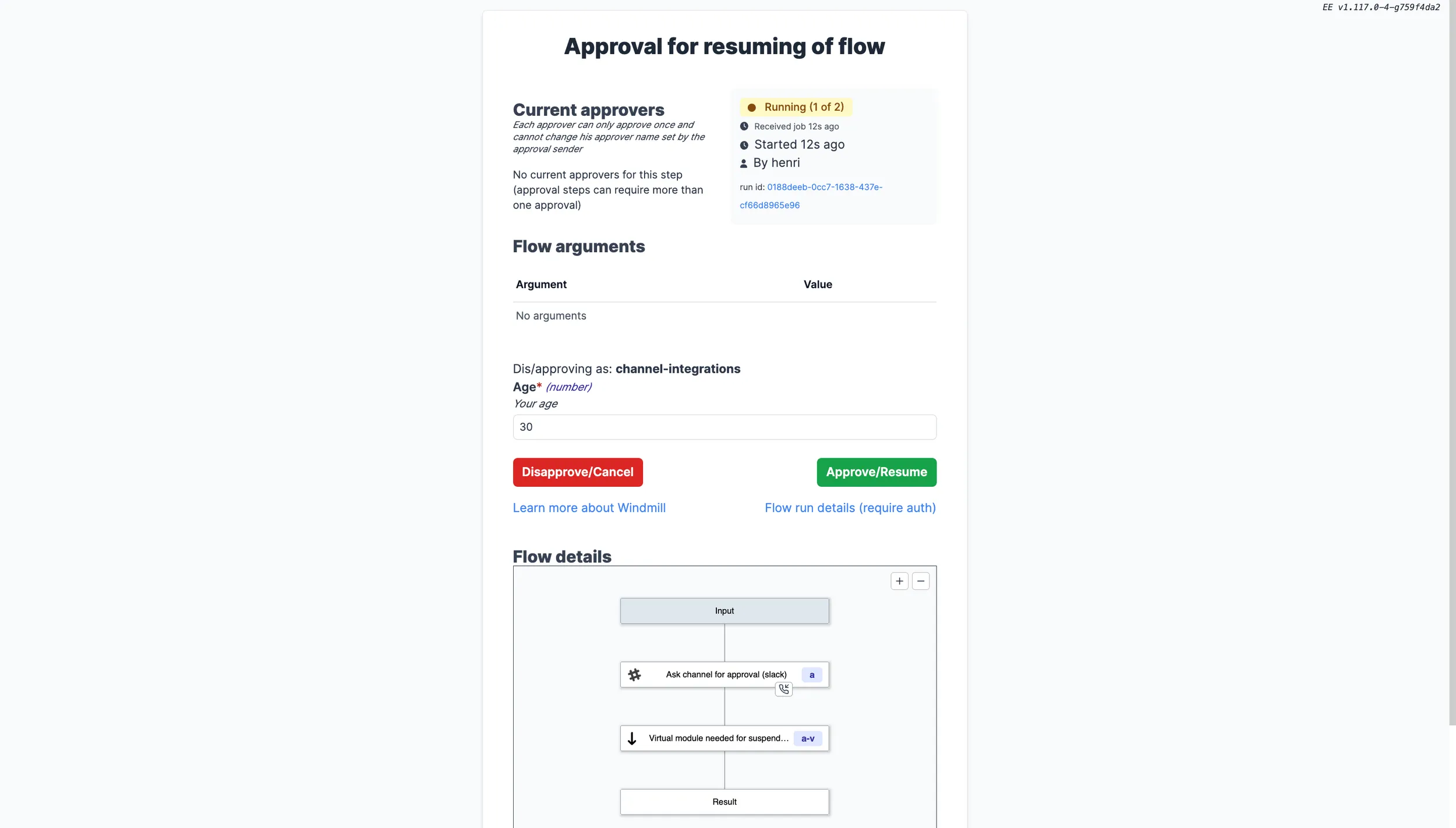 Fill argument Fill argument